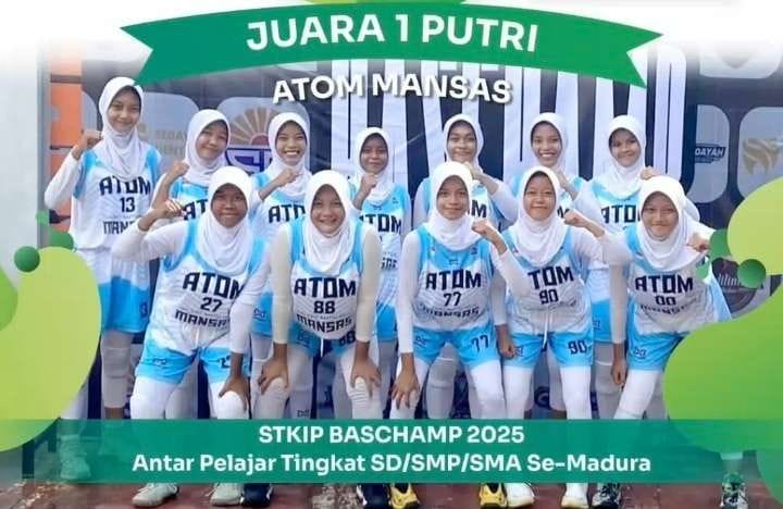 Tim Basket Putri MAN Sumenep Sabet Juara 1 Kejuaraan STKIP Bashcamp 2025 se-Madura