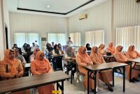 Suasana DWP Disnaker Kabupaten Sumenep Saat Berkunjung Ke Perpustakaan Daerah Dispusip Sumenep, Rabu (28/05/2025)