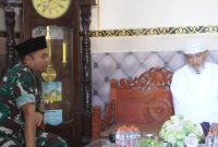 Ketua Takmir Masjid Jamik Sumenep Saat Menerima Kunjungan Dandim Sumenep Letkol Inf Yoyok Wahyudi SIP MHan 