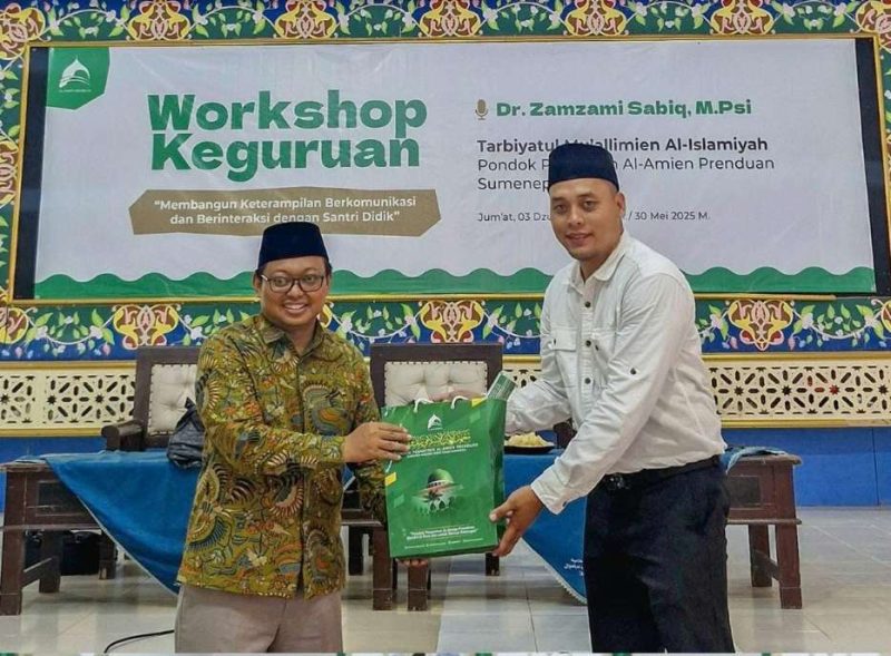 Ketua HIMPSI Sumenep Isi Workshop Keguruan di TMI Al-Amien Prenduan