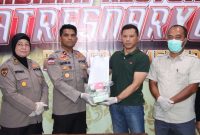 Polres Sumenep Limpahkan 35 Kg Temuan Nelayan ke Ditresnarkoba Polda Jatim
