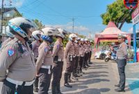 Tim Elang Satlantas Polres Sumenep Siaga Penuh Kawal Hari May Day 2025