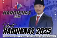 Pamflet Ucapan H. Hosnan Di Hari Pendidikan Nasional (Hardiknas) Tahun 2025