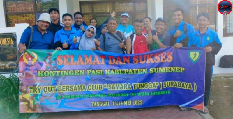 Ketua PASI Sumenep Abd Moedjib Bersama Atlet-atlet PASI 