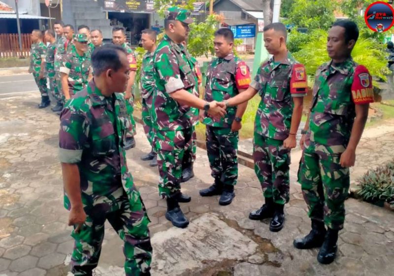 Kasiter Kasrem 084/BJ Tinjau Pangkalan Koramil di Sumenep, Cek Kesiapan dan Data Konsos