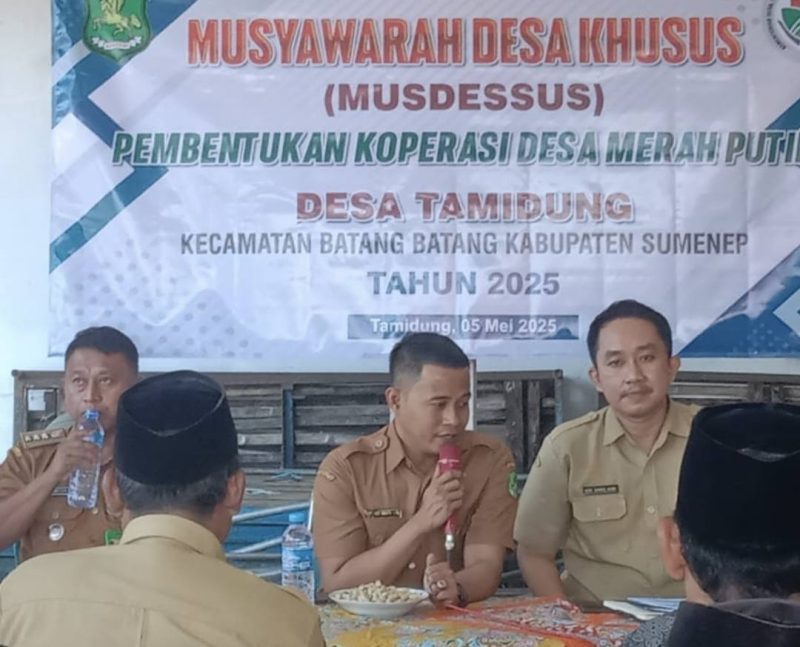 Buka Pintu Kemandirian Ekonomi Desa: Kades Basith Wujudkan Inovasi Koperasi Merah Putih di Tamidung