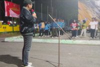Suasana pembukaan Kejurnas Petanque Championship 2025 dibuka oleh Pengurus FOPI Jawa Timur di Stadion A. Yani Pangligur Sumenep