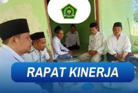 Suasana Rapat Kinerja KUA Kantor Kecamatan Pasongsongan, Senin (02/06/2025)