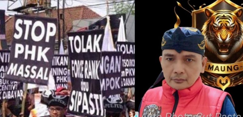 Keterangan Foto: Ilustrasi PHK & Ketua Umum DPP MAUNG (istimewa)