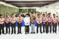 Ketua Harian Kwarcab Sumenep Lantik Mabigus dan Pengurus Gudep Pramuka Annuqayah Guluk-Guluk