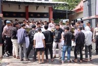 Aksi Damai Koalisi Muda Pemersatu Aspirasi, Polres Sumenep Kerahkan Puluhan Personel