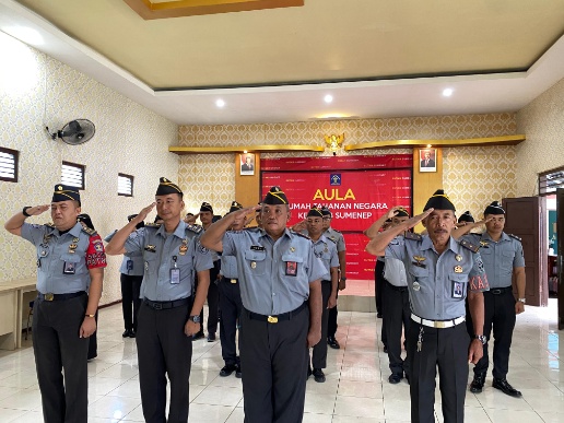 Apel Nasional Jadi Titik Balik, Rutan Sumenep Siap Teladan Layanan Pemasyarakatan