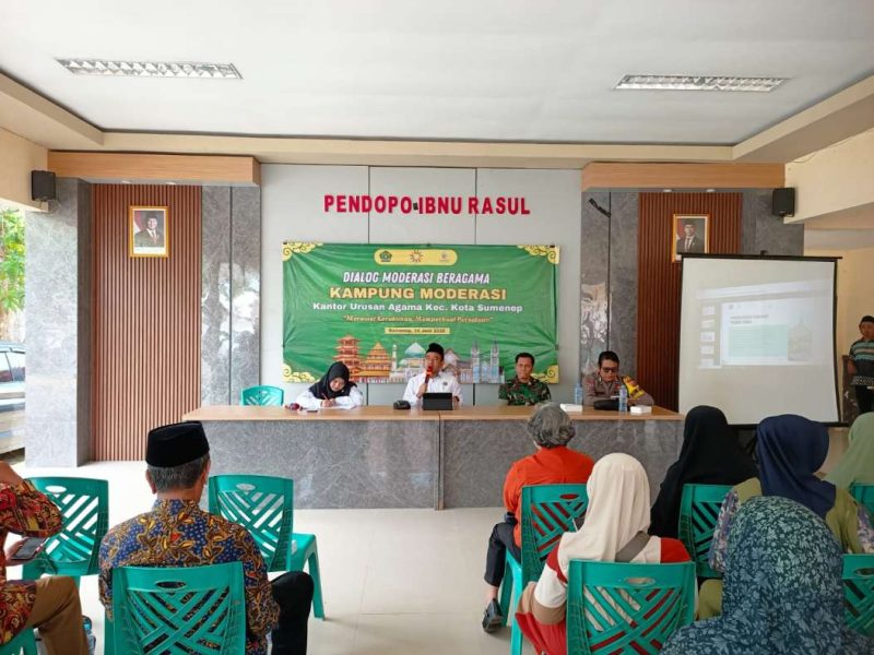 Merawat Harmoni di Kampung Moderasi: KUA Sumenep Gaungkan Toleransi Lewat Dialog Lintas Iman