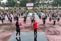 Solid Tanpa Sekat: TNI-Polri dan Forkopimda Sumenep Kompak Olahraga Bersama Rayakan Hari Bhayangkara ke-79