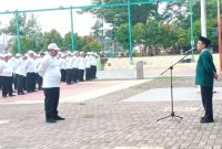 Kepala Kemenag Sumenep Abdul Wasid Saat Memimpin Upacara Pembukaan Pembinaan ASN PPPK, Rabu (25/06/2025)