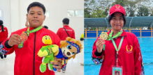 Atlet Judo Aljupri dan Atlet Renang Ajeng Ayu Syarifah