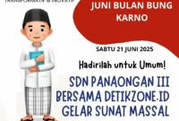 Pamflet Kegiatan Kolaborasi Antara SDN Panaongan III Pasongsongan Dan Media Online Detikzone dan Beberapa Media Lainnya 