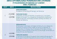 Pamflet Pemadaman Listrik Bergilir Dari PLN ULP Sumenep Besok Rabu (18/06/2025)
