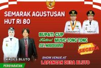 Pamflet Festival Musik Tong-Tong Bupati Cup 2025