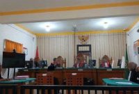 Suasana Sidang Dugaan Tindak Pidana KDRT oleh Agus Hariyanto Warga Desa Paberasan Terhadap Istrinya