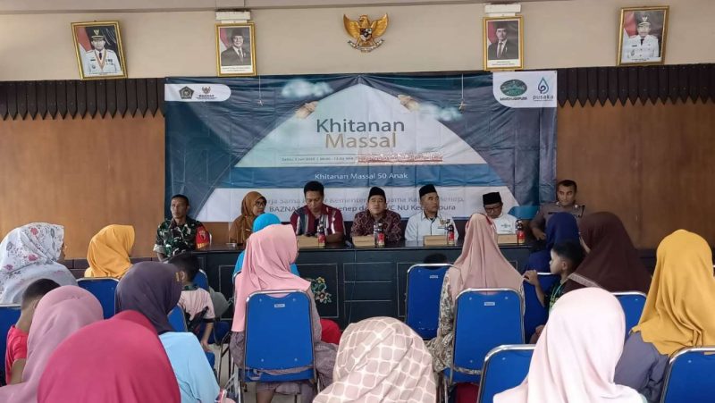 Kolaborasi Kemenag, BAZNAS dan NU Sukseskan Khitanan Massal di Gapura