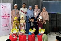 Santunan Anak Yatim Sisterfillah Bersama Binar JHS Berjalan Meriah dan Haru
