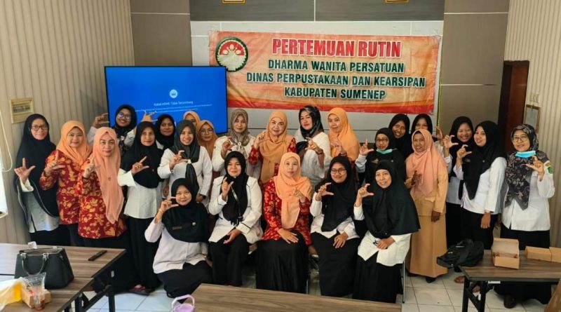 DWP Dispusip Sumenep Gelar Pemeriksaan Kesehatan Gratis, Gandeng Puskesmas Pandian
