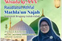 Nanti Malam, Cahaya dari Guluk-Guluk Menyala: Wisuda RA Mathla’un Najah ke-XXXV Hadirkan Tausiyah Mendalam Nyai Iin