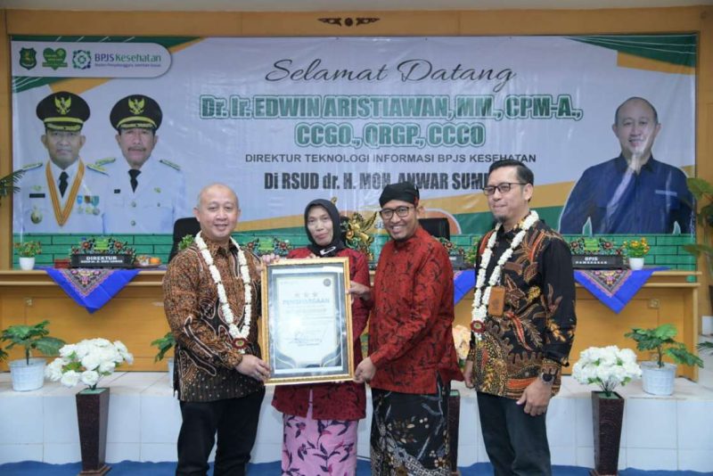 RSUD Sumenep Raih Penghargaan Bintang Tiga Transformasi Digital dari BPJS Kesehatan, Jum'at (11/07/2025) 