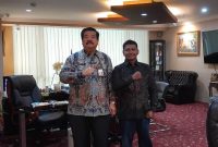 Ketua GNPK Madura bersama Asisten 1 Penasehat Khusus Presiden Bidang Politik Keamanan yang juga Ketua Umum Gerakan Nasional Pemberntasan Korupsi (GNPK)