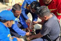Respon Cepat Damkar Sumenep Sumenep Atasi Kebakaran Tabung Gas di Warung Makan Lenteng