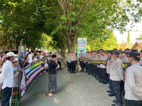 Aksi Damai Dukung Polres Sumenep Dikawal Humanis, Situasi Tetap Kondusif