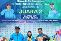 Angkat Isu Anti Bullying dan Kebhinekaan, Tiga Siswa MAN 1 Sumenep Torehkan Prestasi Gemilang Lewat Poster Edukatif