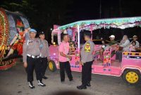Wujudkan Rasa Aman, Polres Sumenep Intensifkan Patroli Skala Besar di Akhir Pekan