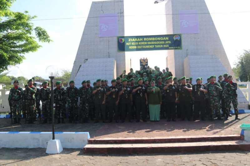 Peringati HUT ke-59 Korem 084/Bhaskara Jaya, Kodim 0827/Sumenep Gelar Ziarah di TMP Jokotole