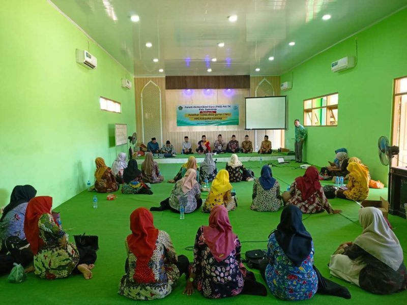 Tingkatkan Kompetensi Guru PAUD Qur’ani, FKG PAI TK Sumenep Gandeng MHQ Gelar Pelatihan Tuntas Baca Qur’an