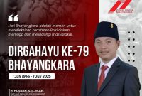 Komitmen untuk Rakyat: Ketua Fraksi PDIP DPRD Sumenep H. Hosnan Suarakan Refleksi Kuat di HUT ke-79 Bhayangkara