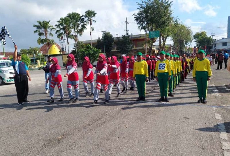 KKKS Kecamatan Kota Sumenep Gaungkan Patriotisme Generasi Muda di Lomba Gerak Jalan SD, Selasa (19/08/2025)