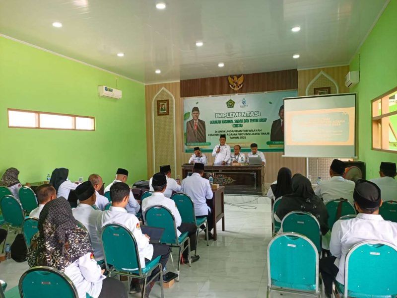 Tegakkan Tertib Arsip, Kemenag Jatim Gencarkan GNSTA di Sumenep