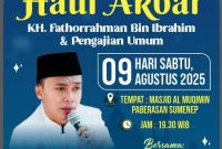 Jangan Lupa Nanti Malam! Paberasan Gelar Haul Akbar dan Pengajaran Umum
