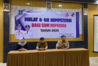 Hari Kedua Diklat & Uji Kompetensi SDM Koperasi, Diskop UKM Perindag Dorong Peserta Ikuti Hingga Tuntas