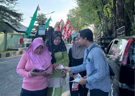 PLN ULP Sumenep All Out Sosialisasi Diskon Tambah Daya 50% Sambut HUT ke-80 RI Bertempat di Sekitar Area Taman Adipura Sumenep, Kamis (14/08/2025)