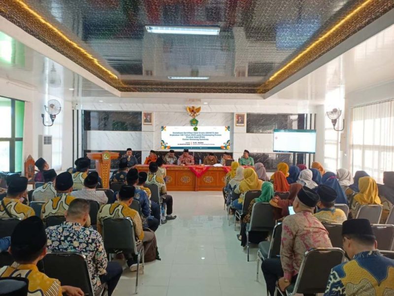P3H Jadi Garda Terdepan, Kemenag Sumenep Genjot Sertifikasi Halal Gratis Lewat Program SEHATI
