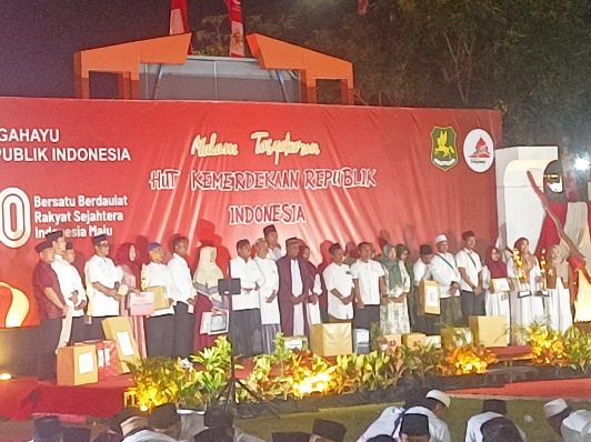 Syukuran & Ramah Tamah HUT ke-80 RI, Bupati Sumenep Pimpin Kebersamaan di Halaman Kantor Bupati