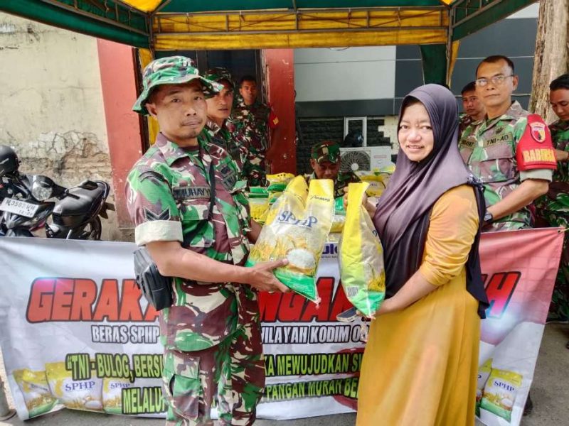 Gerakan Pangan Murah Kodim 0827 Sumenep: Wujud Nyata Kepedulian TNI untuk Warga”