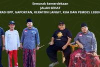 Kolaborasi Unik! Al-Furqon, BPP, Gapoktan hingga KUA Kompak Gelar Jalan Sehat di Lebeng Barat, Ahad (24/08/2025)