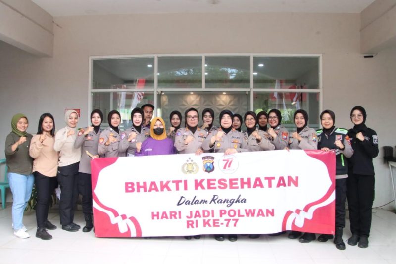 Kegiatan Donor Darah Polwan Polres Sumenep 