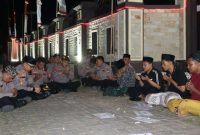 Solidaritas Masyarakat Sumenep, Polres Sumenep Lakukan Pengamanan Doa Bersama untuk Affan Kurniawan, Jum'at (29/08/2025) Malam