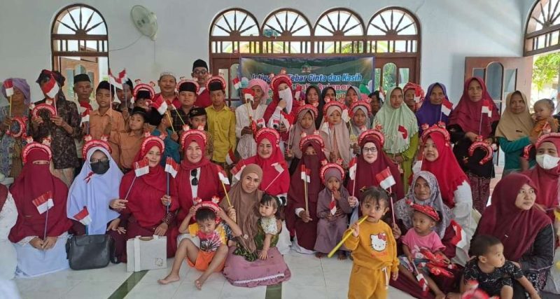 Grab Allah Rayakan Kemerdekaan Lewat Aksi Sosial dan Santunan Yatim-Dhuafa di Desa Tamidung Kecamatan Batang2, Minggu (24/08/2025)