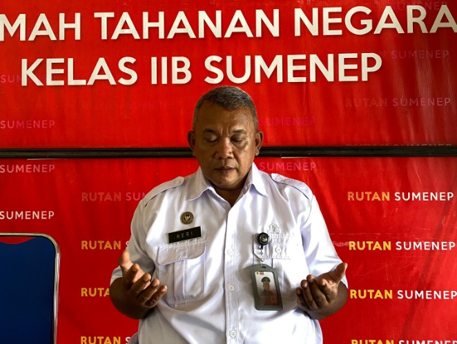 Kepala Rutan Kelas IIB Sumenep Heri Sutriadi 